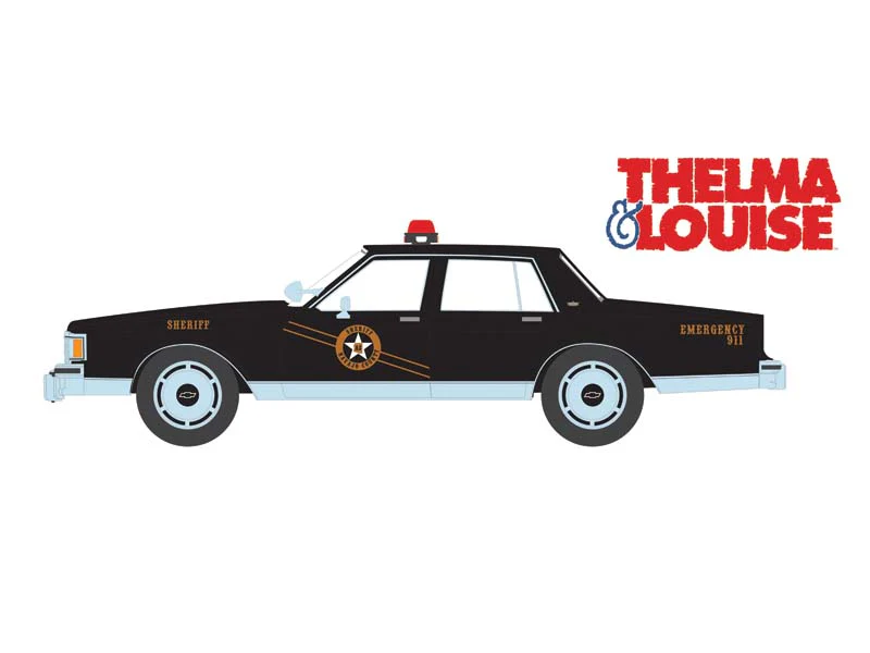 1981 Chevrolet Caprice Classic - Navajo County AZ Sheriff -Thelma & Louise (Hollywood Series 20) Diecast 1:24 Scale Model - Greenlight 84203 - Image 2