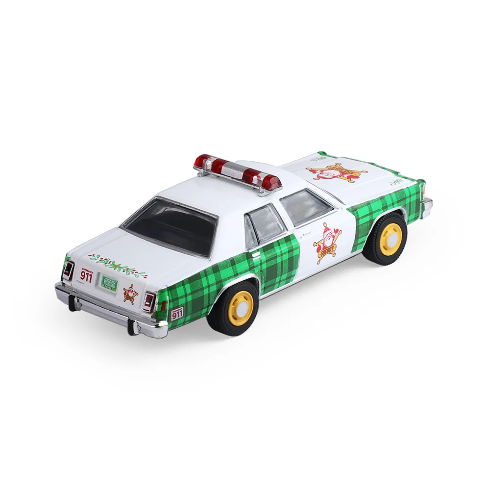 1981 Ford LTD Crown Victoria w/ Police Officer Figure (Christmas 2025 Edition) Diecast 1:64 Scale Model - Greenlight 30564F - Image 3