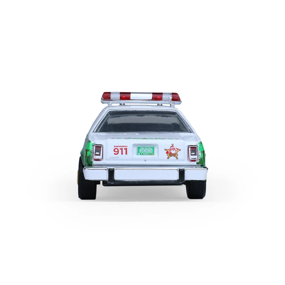 1981 Ford LTD Crown Victoria w/ Police Officer Figure (Christmas 2025 Edition) Diecast 1:64 Scale Model - Greenlight 30564F - Image 4