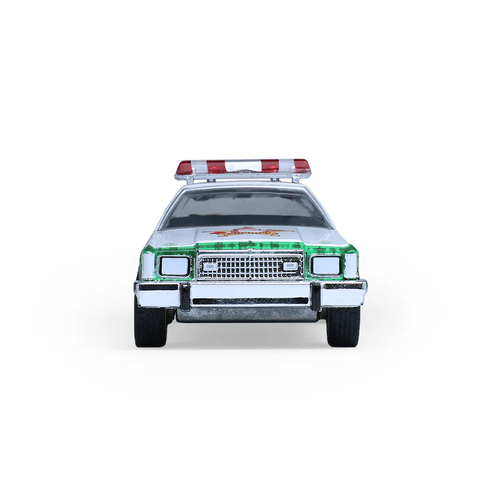 1981 Ford LTD Crown Victoria w/ Police Officer Figure (Christmas 2025 Edition) Diecast 1:64 Scale Model - Greenlight 30564F - Image 5