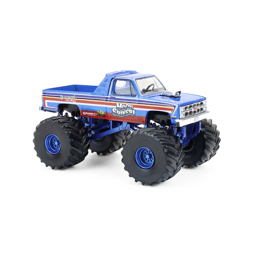 1982 GMC Sierra 2500 Moonshiner! Monster Truck (Kings of Crunch Series 16) Diecast 1:64 Scale Model - Greenlight 49160A - Image 3