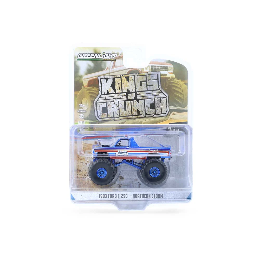 1982 GMC Sierra 2500 Moonshiner! Monster Truck (Kings of Crunch Series 16) Diecast 1:64 Scale Model - Greenlight 49160A - Image 8