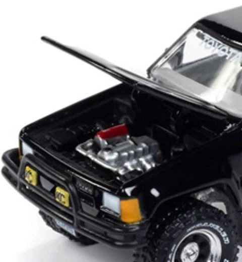 1985 Toyota SR5 Pickup Truck - Black Diecast 1:64 Scale Model - Johnny Lightning JLSP374 - Image 4