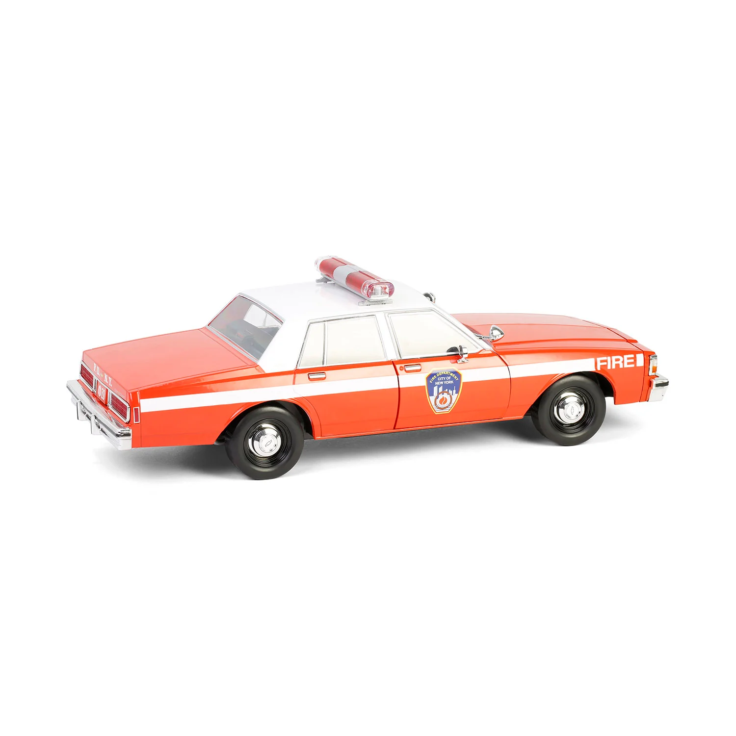 1987 Chevrolet Caprice 9C1 - FDNY (Artisan Collection) Diecast 1:18 Scale Model - Greenlight 19141 - Image 6