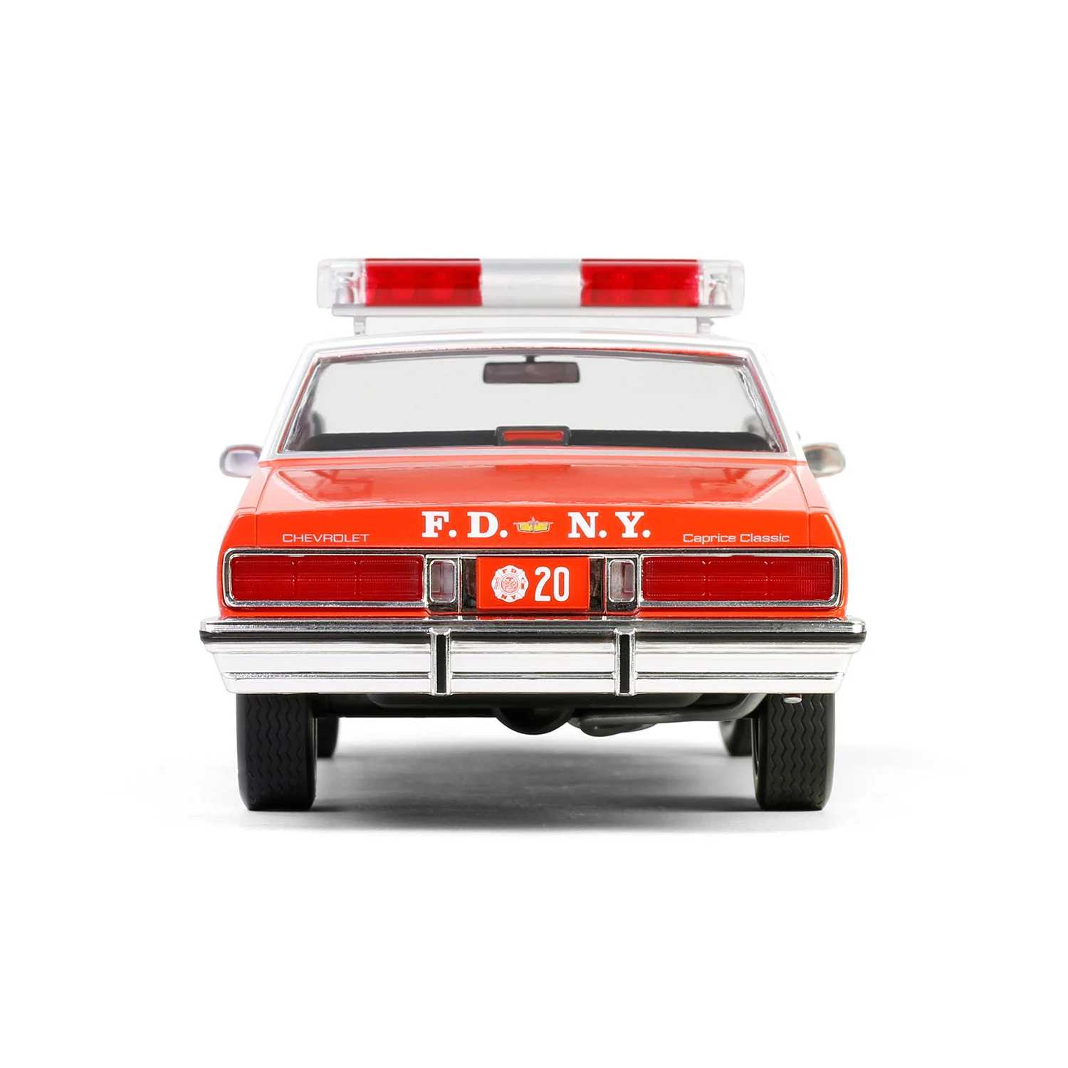 1987 Chevrolet Caprice 9C1 - FDNY (Artisan Collection) Diecast 1:18 Scale Model - Greenlight 19141 - Image 7