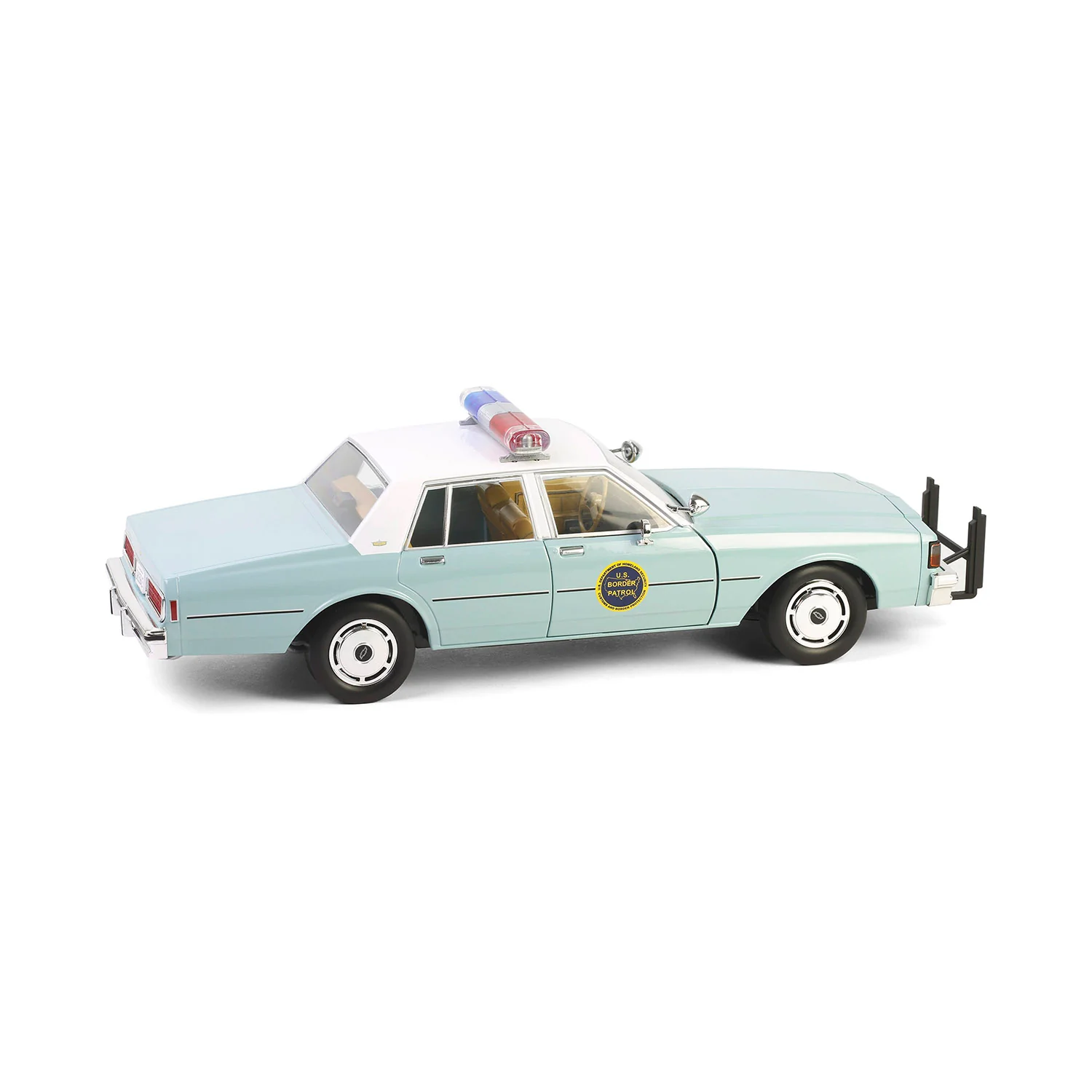 1987 Chevrolet Caprice 9C1 - US Border Patrol (Artisan Collection) Diecast 1:18 Scale Model - Greenlight 19142 - Image 4