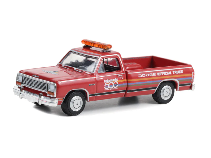 1987 Dodge Ram D-250 - 71st Indy 500 Mile Official Truck Diecast Scale 1:64 Model - Greenlight 30399