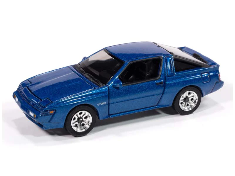 1988 Chrysler Conquest TSi Bright Blue Metallic (Premium 2025 Release Version A) Diecast 1:64 Scale Model - Auto World AWSP187A