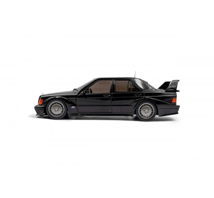 1990 Mercedes-Benz 190 (W201) EVO II Black Diecast 1:18 Scale Model - Solido S1801012 - Image 2