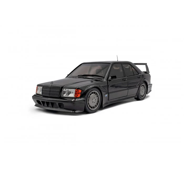 1990 Mercedes-Benz 190 (W201) EVO II Black Diecast 1:18 Scale Model - Solido S1801012 - Image 7