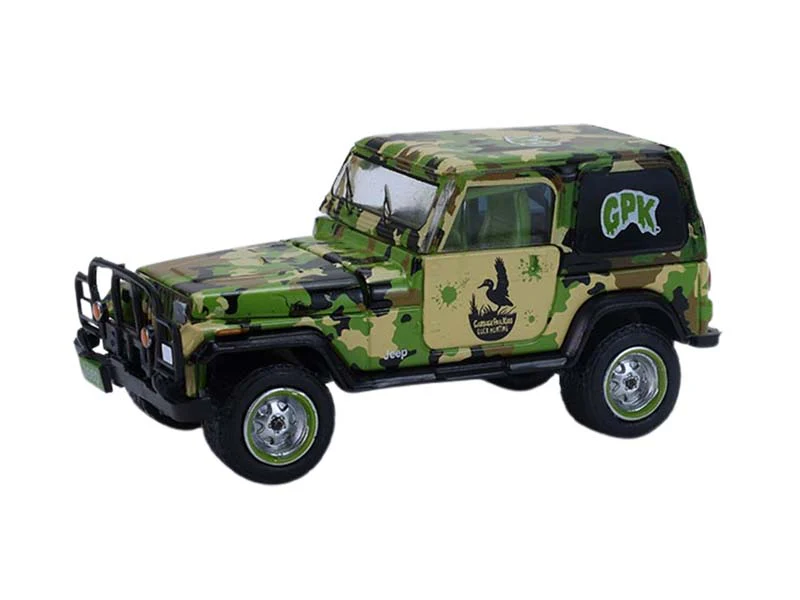1991 Jeep YJ – Duck Cal (Garbage Pail Kids Series 8) Diecast 1:64 Scale Model - Greenlight 54120E