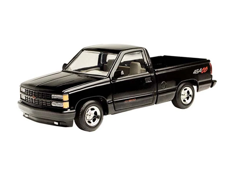 1992 Chevrolet SS 454 Pickup Truck Black Diecast 1:24 Scale Model - Motormax 73203BK