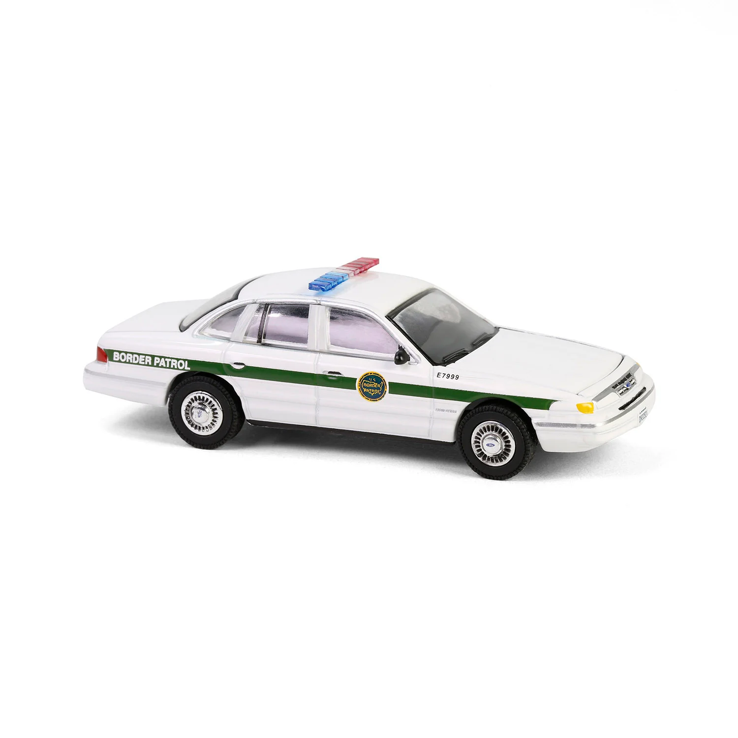 1997 Ford Crown Victoria (Hot Pursuit Special Edition - U.S. Customs and Border Patrol) Diecast 1:64 Scale Model - Greenlight 43035C - Image 5