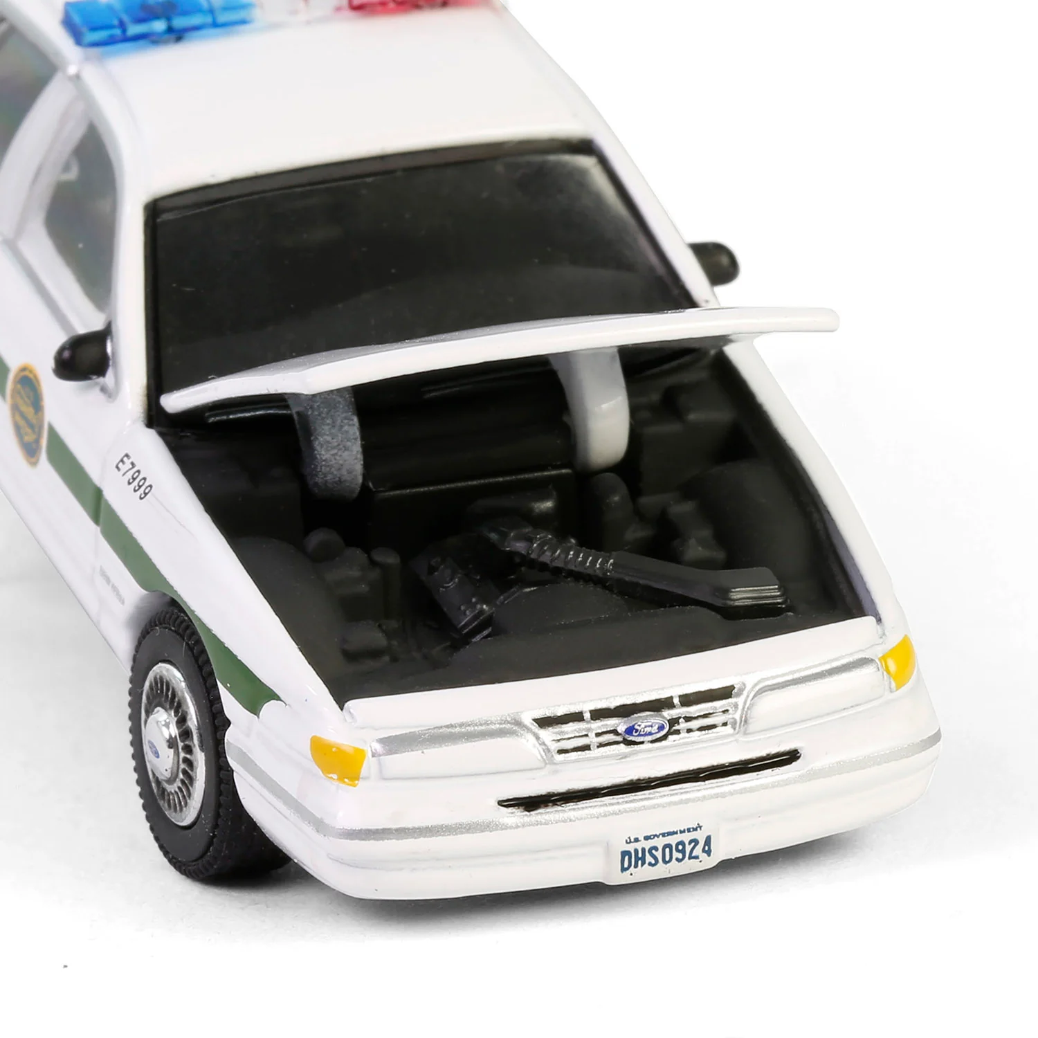 1997 Ford Crown Victoria (Hot Pursuit Special Edition - U.S. Customs and Border Patrol) Diecast 1:64 Scale Model - Greenlight 43035C - Image 7