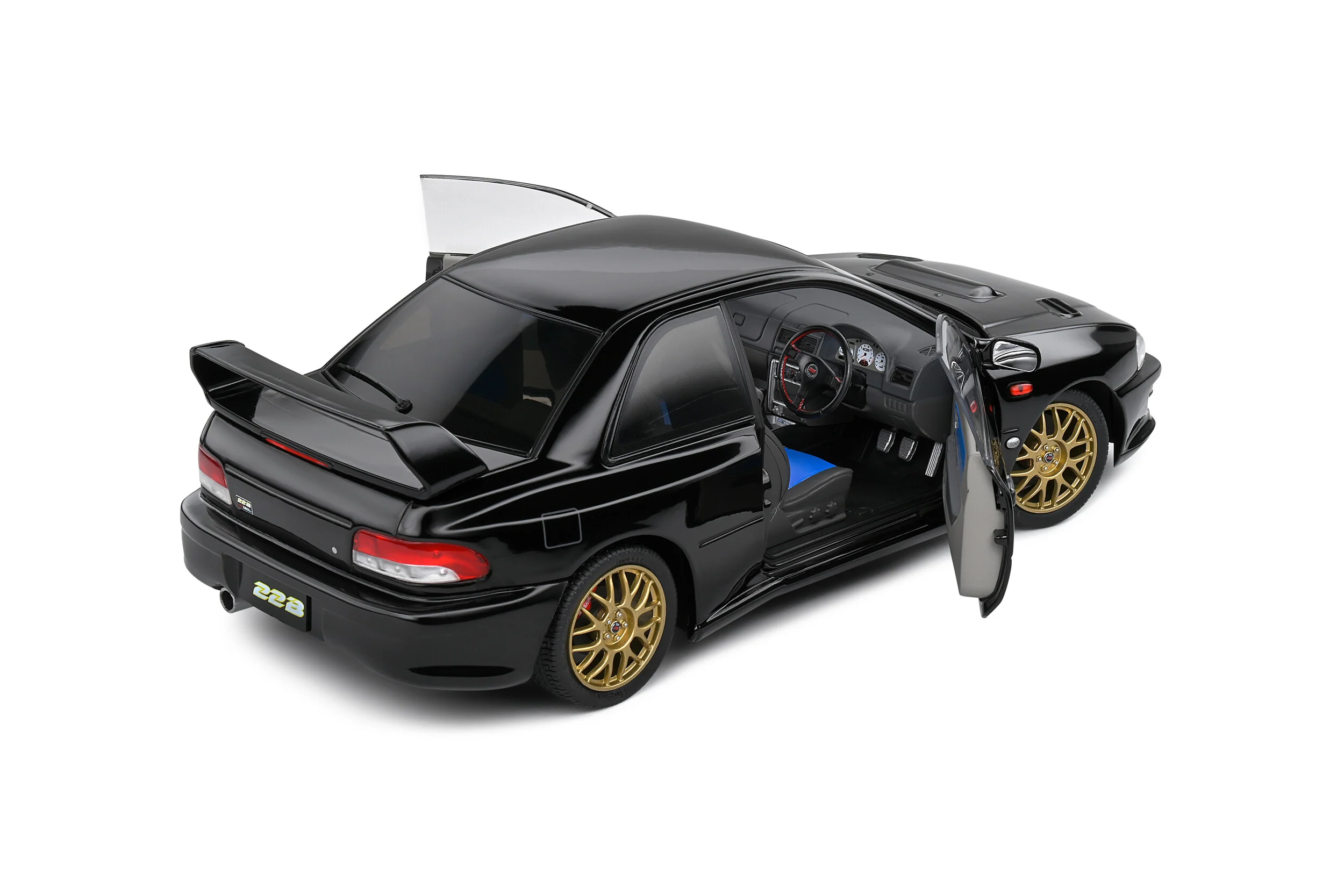 1998 Subaru Impreza 22B Diecast 1:18 Scale Model - Solido S1807406 - Image 8