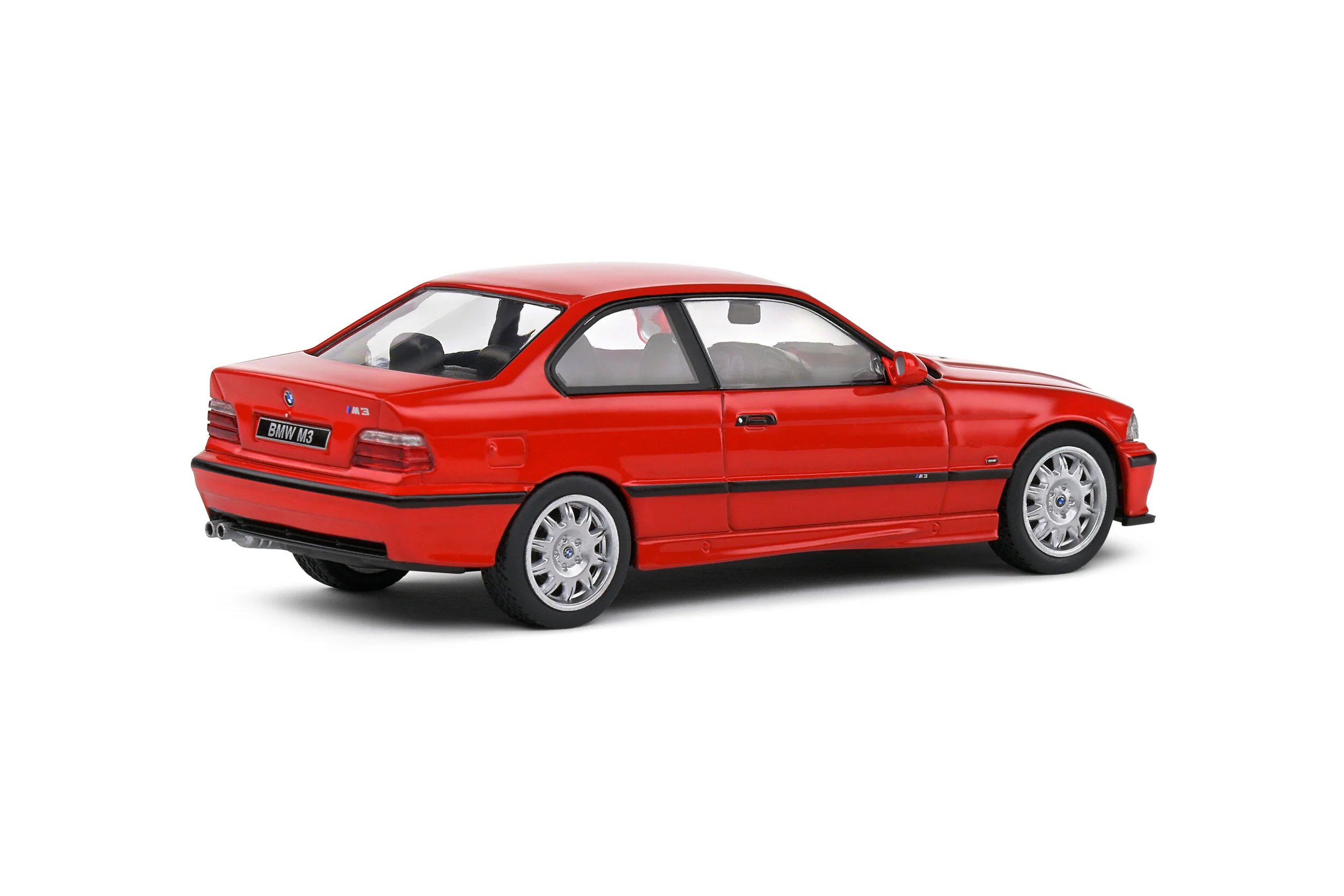 1999 BMW E36 Coupe M3 - Red Diecast 1:43 Scale Model - Solido S4315201 - Image 4