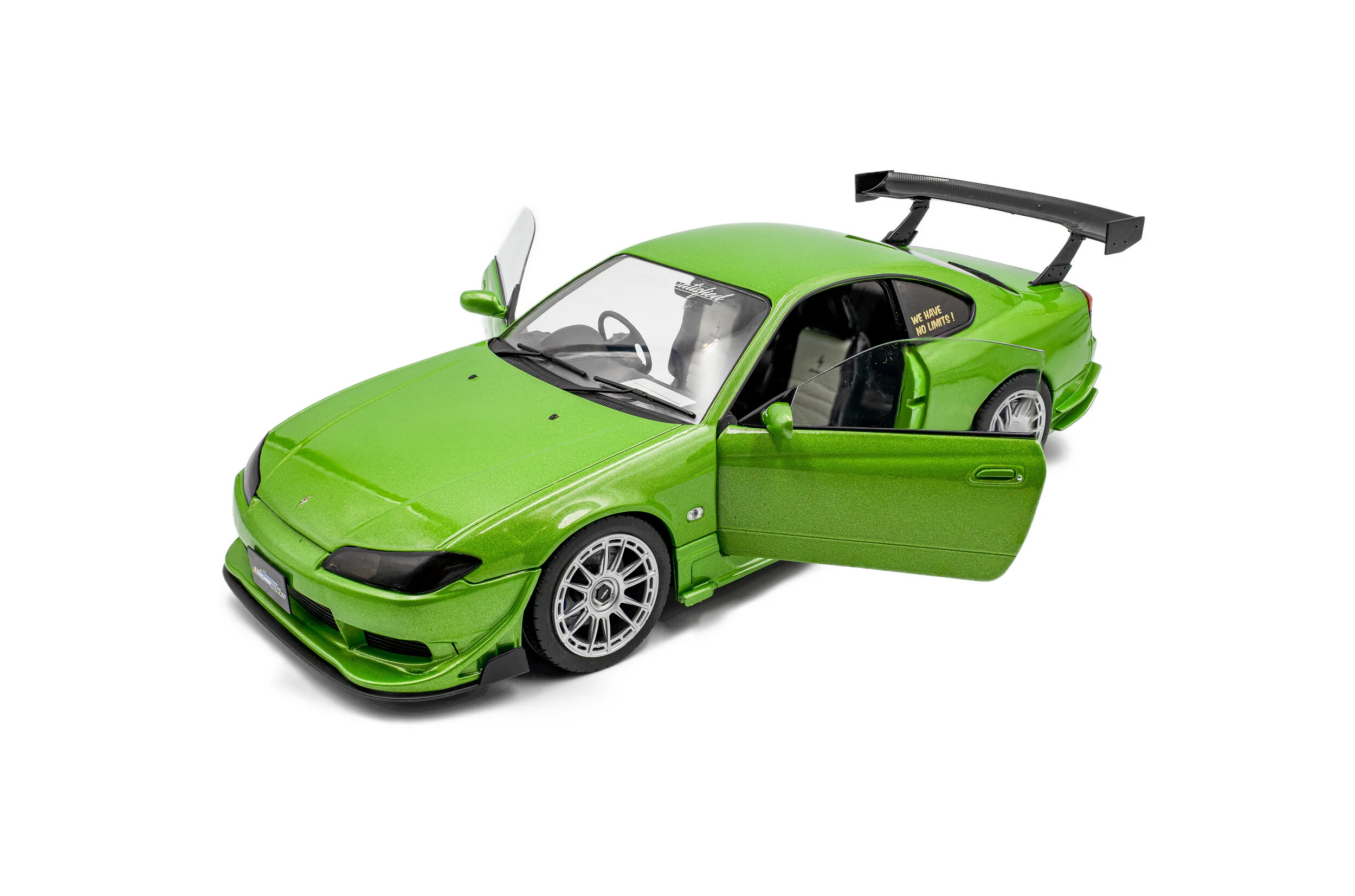1999 Nissan Silvia S15 Spec-R Aero Solido Works – Green Diecast 1:18 Scale Model - Solido S1812203 - Image 2