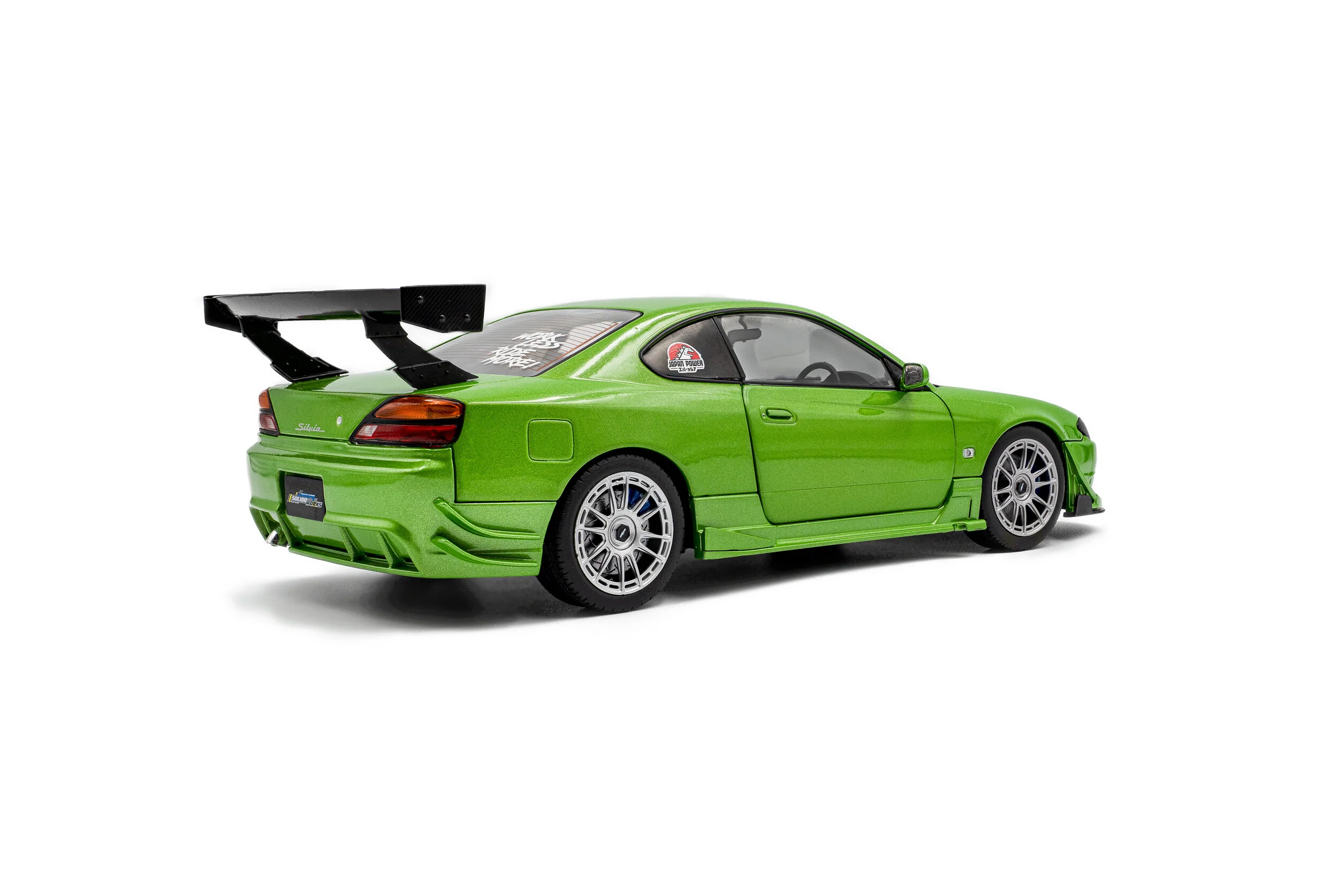 1999 Nissan Silvia S15 Spec-R Aero Solido Works – Green Diecast 1:18 Scale Model - Solido S1812203 - Image 5