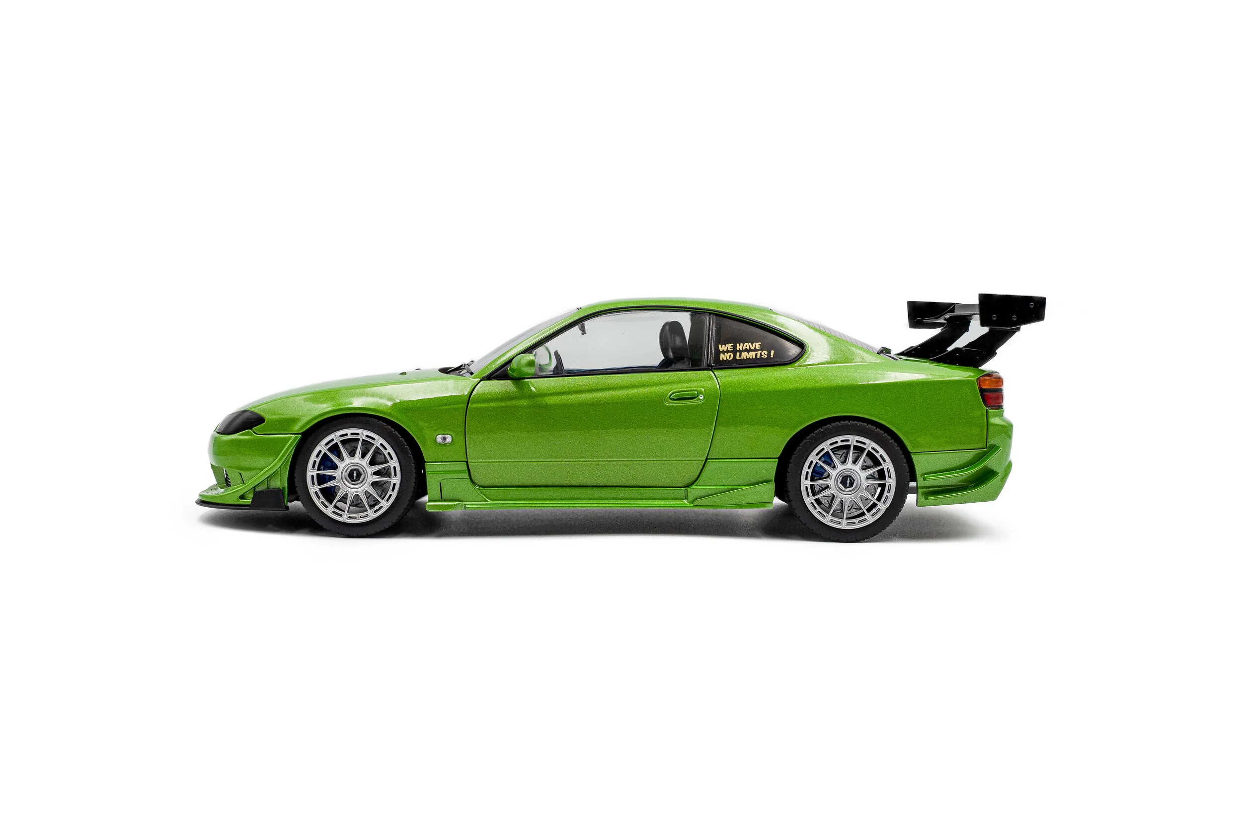1999 Nissan Silvia S15 Spec-R Aero Solido Works – Green Diecast 1:18 Scale Model - Solido S1812203 - Image 7