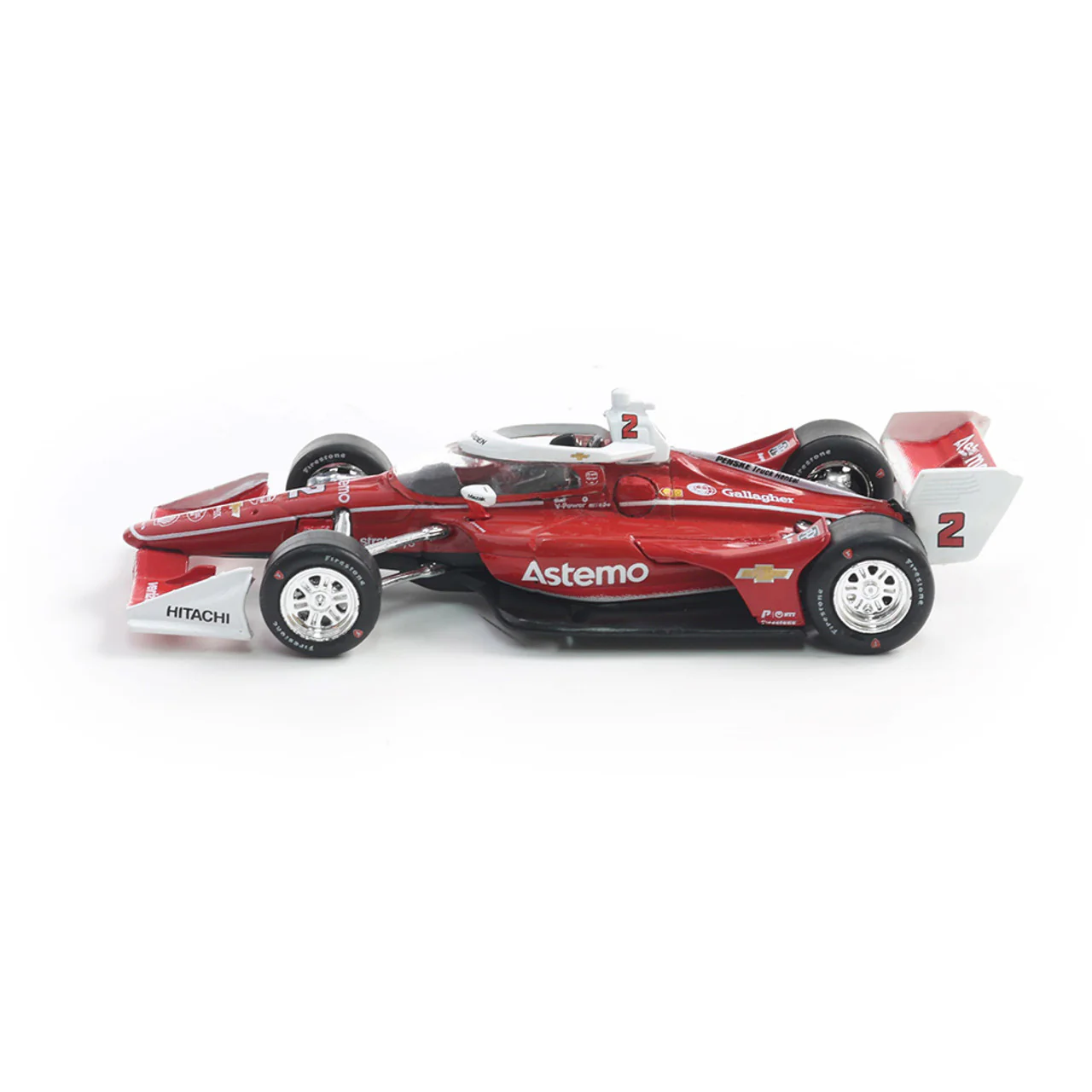 #2 Josef Newgarden / Team Penske Astemo Road Course (2025 NTT INDYCAR Series) Diecast 1:64 Scale Model - IXO IND64002 - Image 3