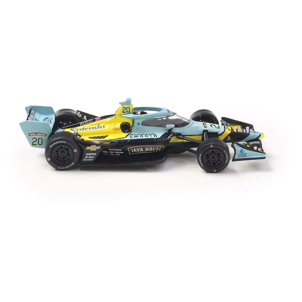 #20 Alexander Rossi / Ed Carpenter Racing, TBD - Road Course (2025 NTT IndyCar Series) Diecast 1:64 Scale Model - IXO America IND64018 - Image 5