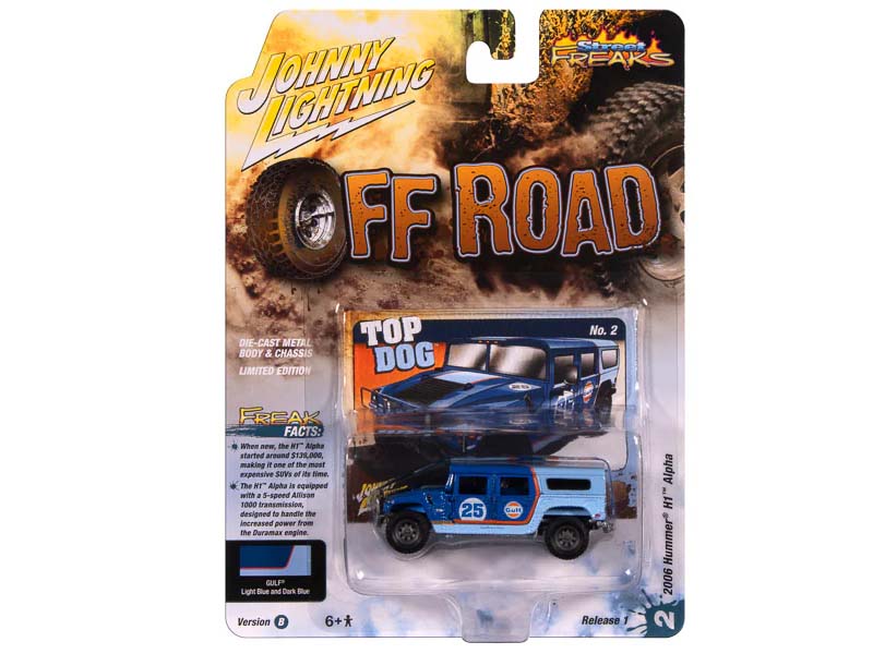 2006 Hummer H1 Alpha (Street Freaks) Diecast 1:64 Scale Model - Johnny Lightning JLSF027B - Image 2