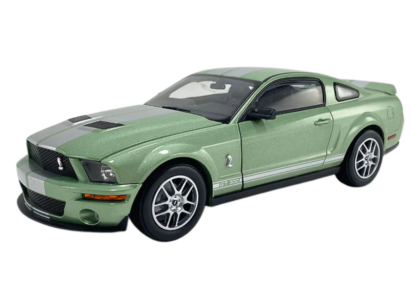 2007 Ford Mustang Shelby GT500 - Lime Green (Shelby Collectibles) Diecast 1:18 Scale Model - ACME SC18004