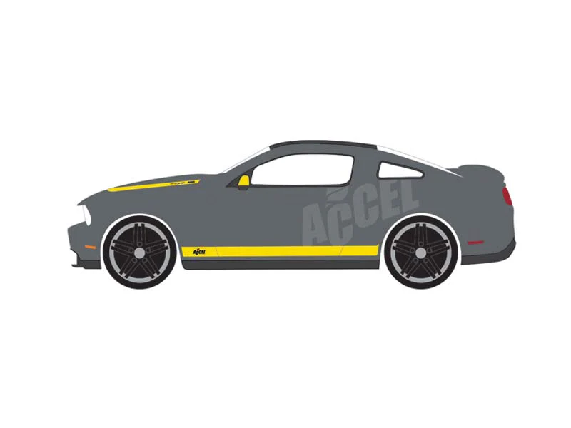 2011 Ford Mustang - Holley / Accel Ignition (Running on Empty Series 17) Diecast 1:64 Scale Model - Greenlight 41170E - Image 2