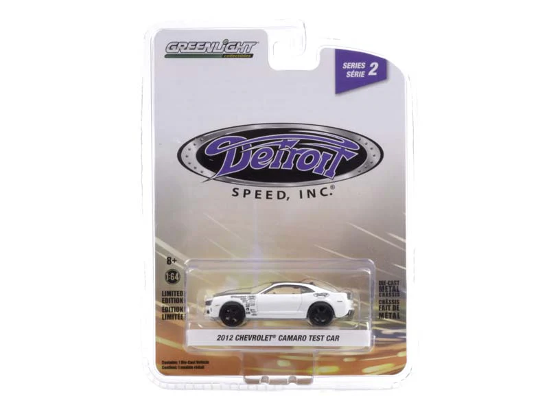 2012 Chevrolet Camaro Test Car - White Monster (Detroit Speed, Inc) Series 2 Diecast 1:64 Scale Model Car - Greenlight 39070F - Image 2