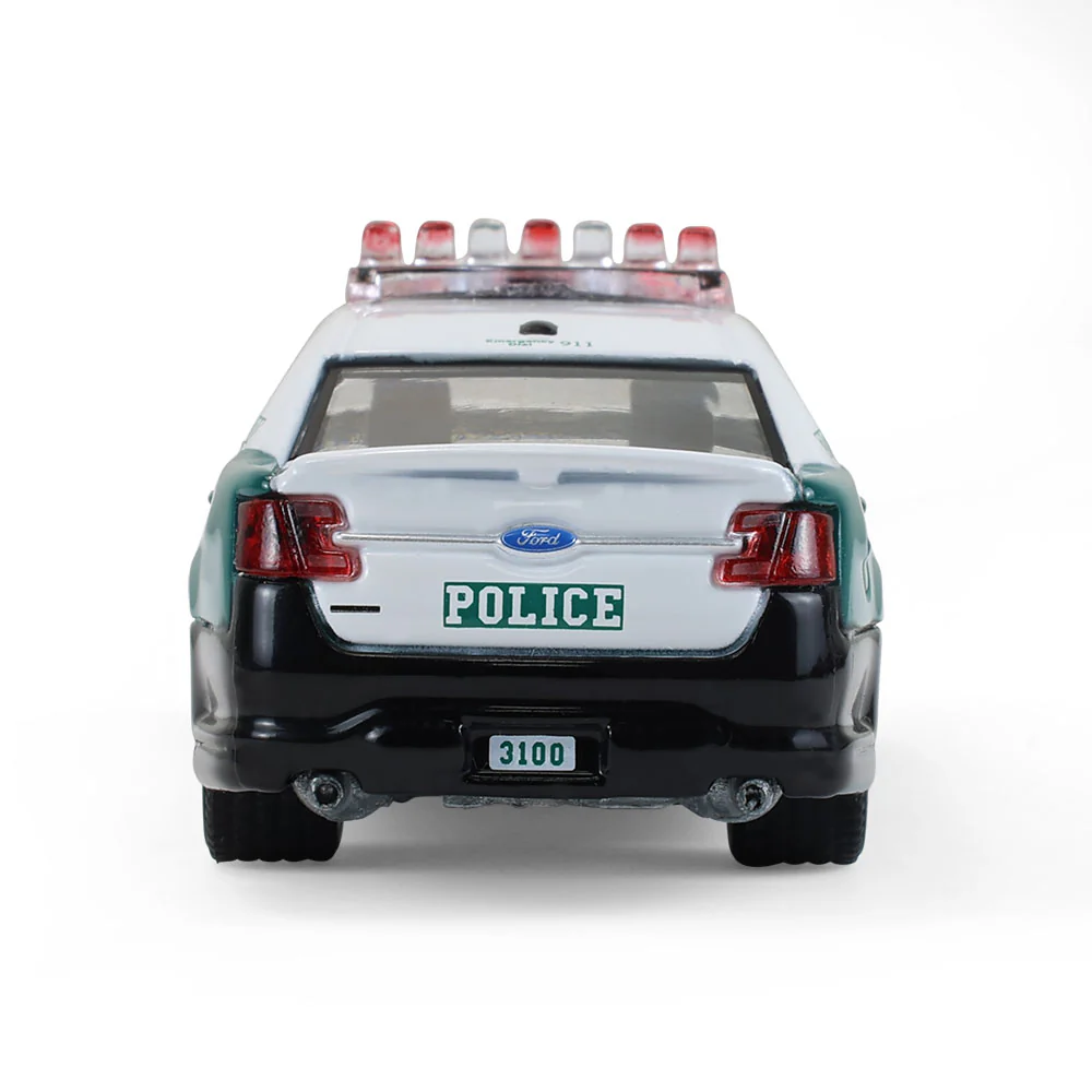 2014 Ford Taurus - NYPD Vintage Tribute Livery (Hot Pursuit Series 47) Diecast 1:64 Scale Model - Greenlight 43050B - Image 4