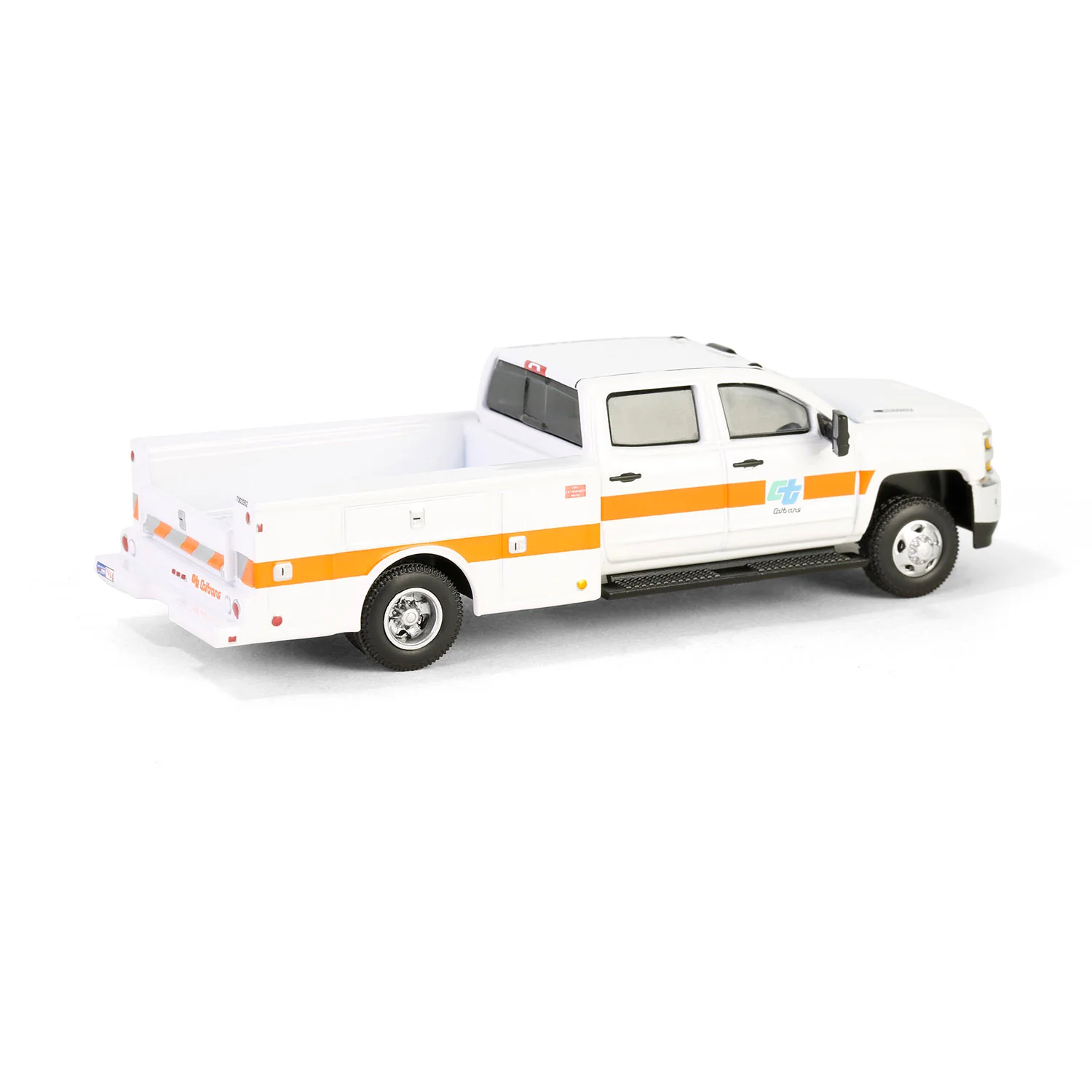 2016 Chevrolet Silverado 3500 HD Dually Service Bed – CalTrans (Dually Drivers Series 15) Diecast 1:64 Scale Model - Greenlight 46150C - Image 3