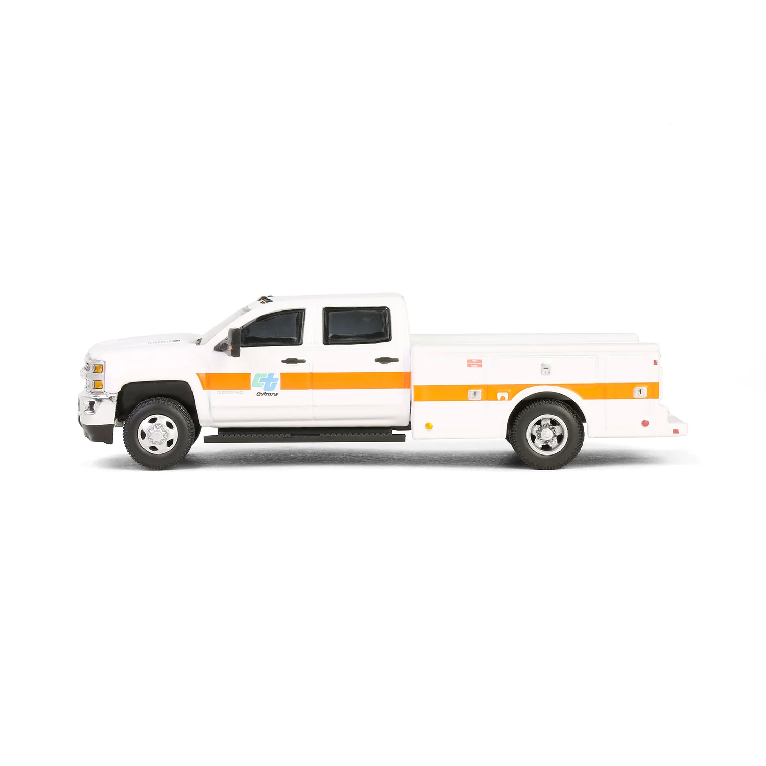 2016 Chevrolet Silverado 3500 HD Dually Service Bed – CalTrans (Dually Drivers Series 15) Diecast 1:64 Scale Model - Greenlight 46150C - Image 4