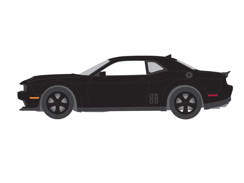 2016 Dodge Challenger R/T Hemi (Black Bandit Series 30) Diecast 1:64 Scale Model - Greenlight 28170A - Image 2