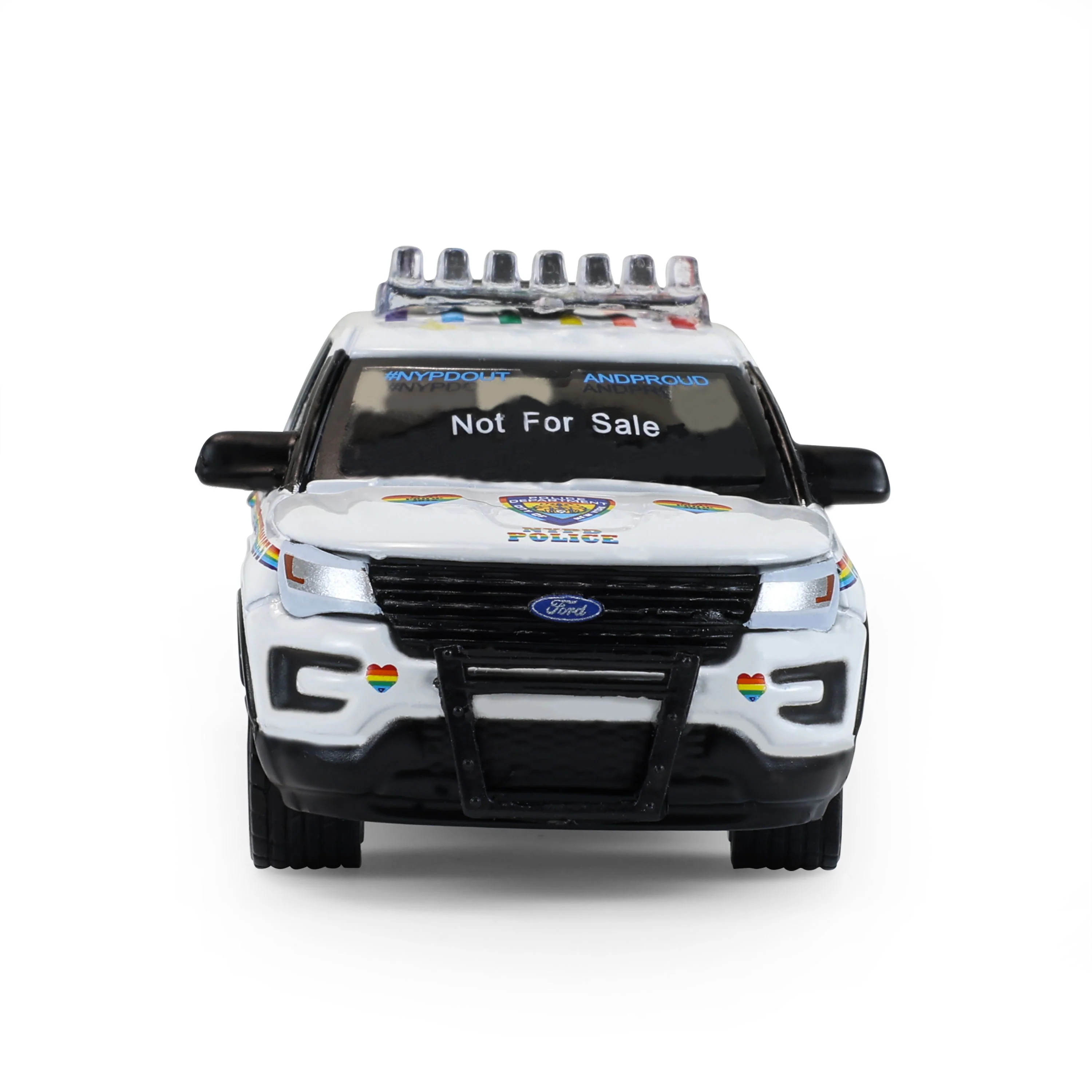 2016 Ford Explorer - NYPD Pride Livery (Hot Pursuit Series 47) Diecast 1:64 Scale Model - Greenlight 43050C - Image 2