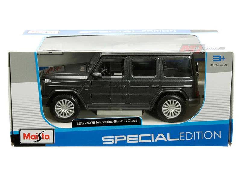 2019 Mercedes-Benz G-Class - Metallic Grey (Special Edition) Diecast 1:25 Scale Model - Maisto 31531MTGRY - Image 2