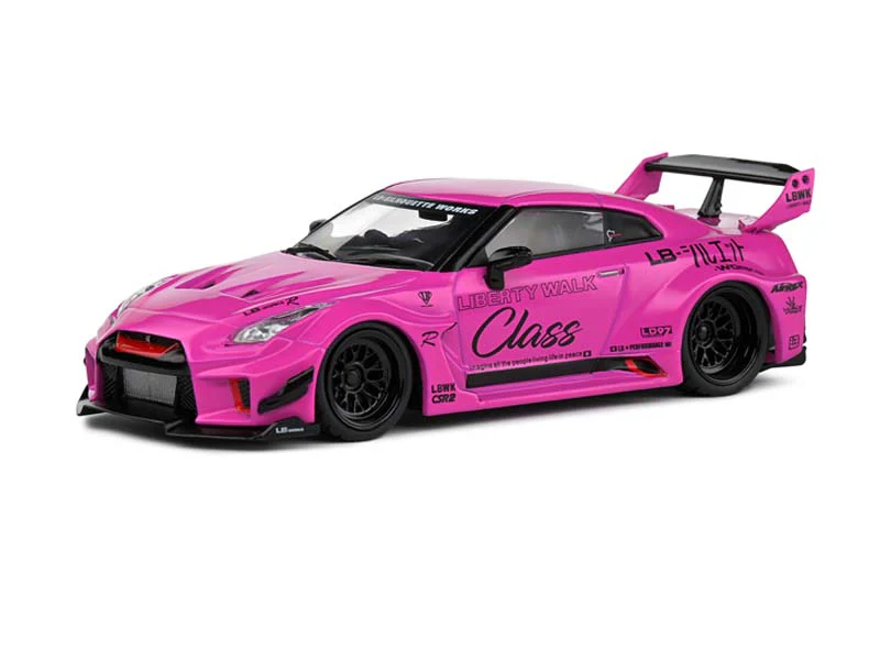 2019 Nissan GTR35 LBWK Silhouette - Purple Diecast 1:43 Scale Model - Solido S4311210