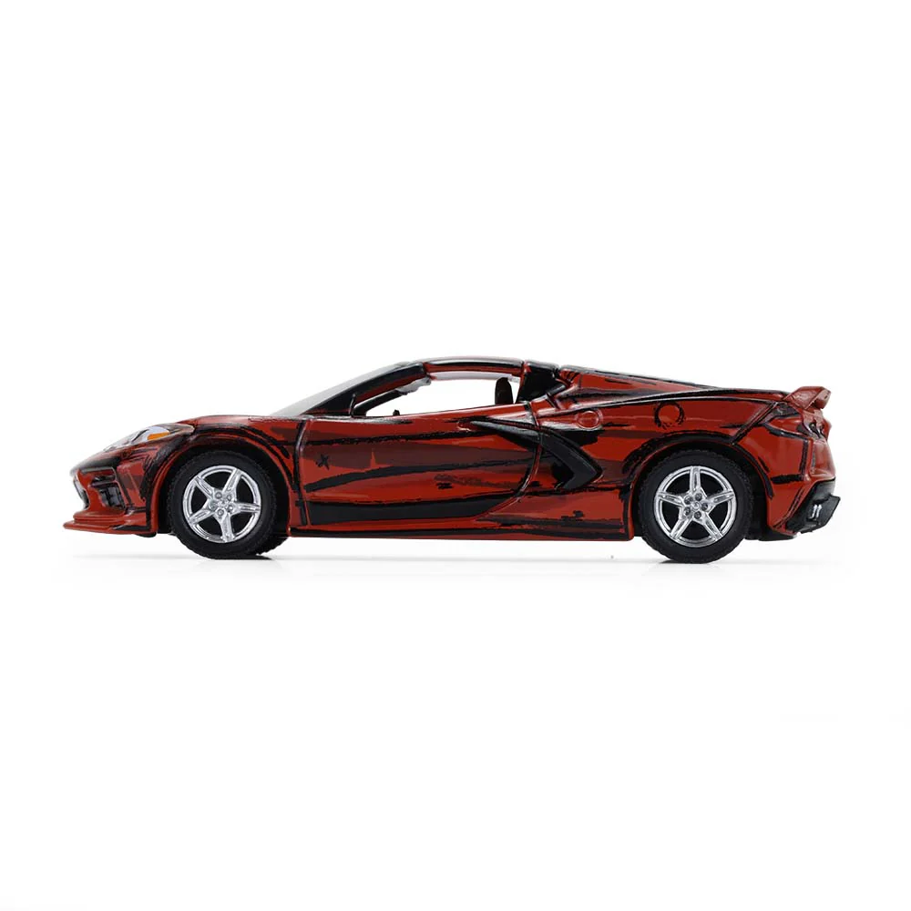 2020 Chevrolet Corvette Coupe - Calamity Cale (Garbage Pail Kids Series 8) Diecast 1:64 Scale Model - Greenlight 54120F - Image 8