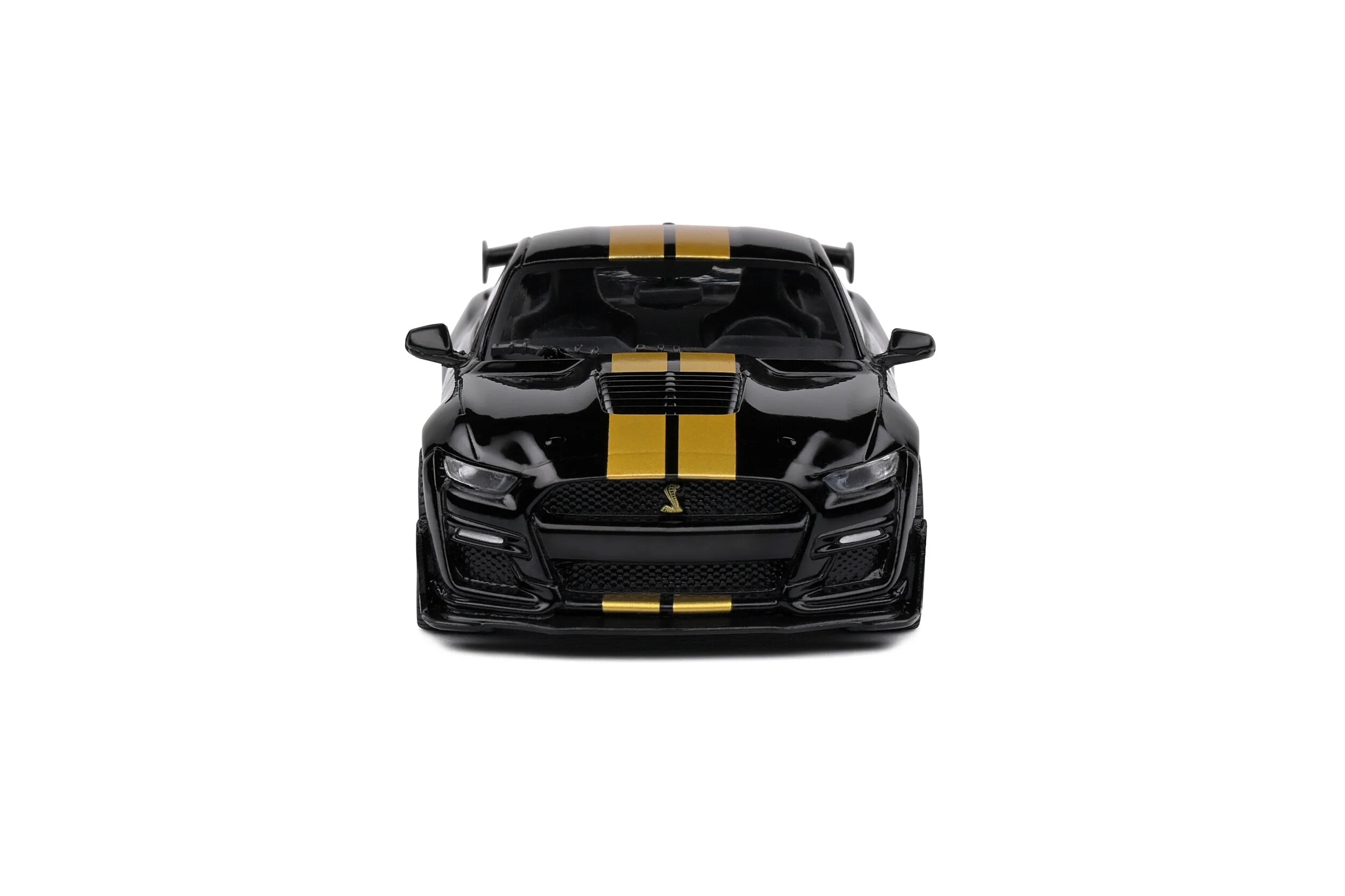 2020 Ford Mustang Shelby GT500 - Black / Gold Diecast 1:43 Scale Model - Solido S4311506 - Image 6