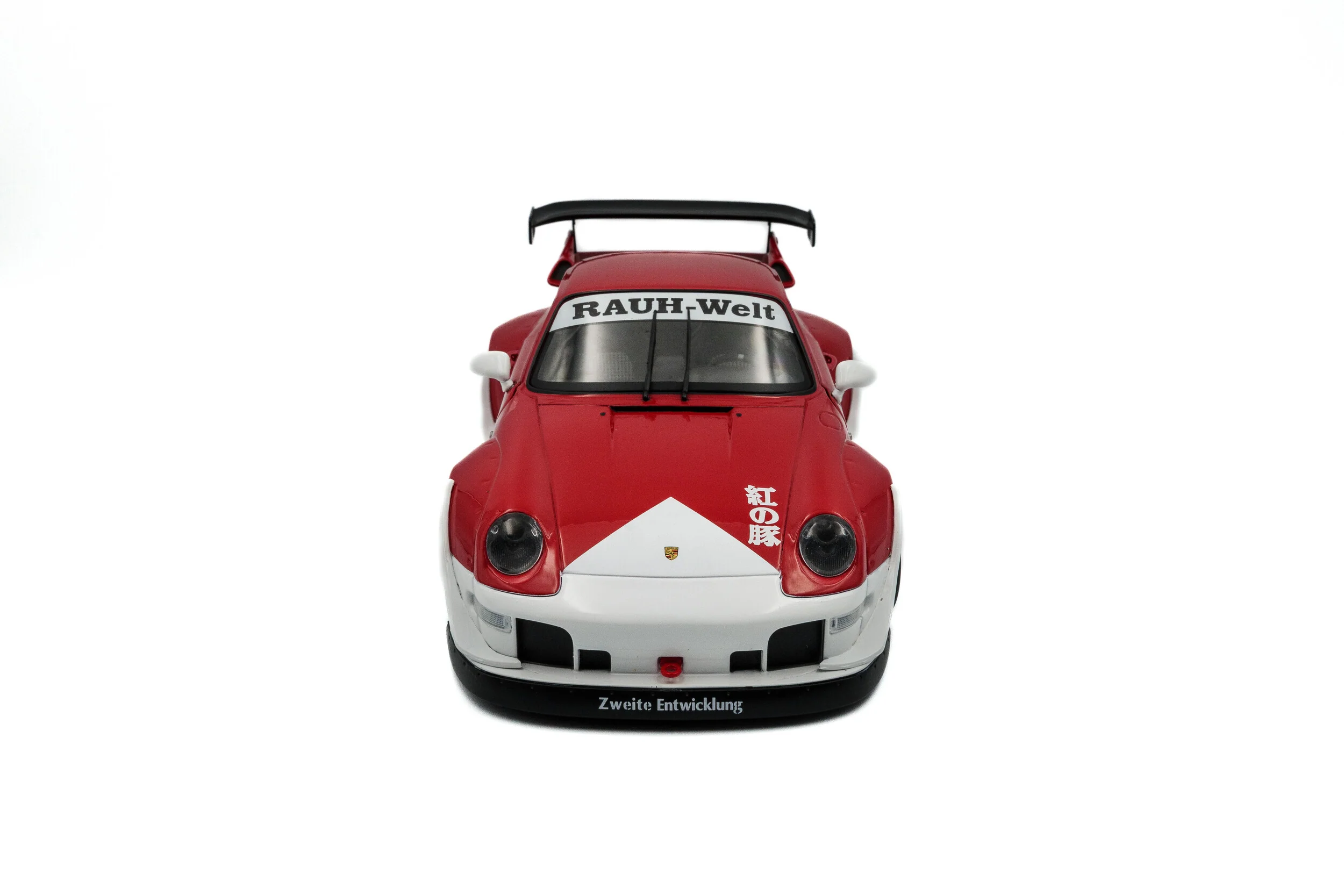 2020 RWB Body Kit Porco Rosso – Red/White Diecast 1:18 Scale Model - Solido S1808505 - Image 3