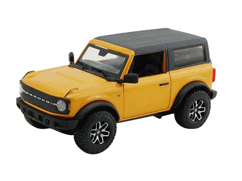2021 Ford Bronco Badlands Orange w/ Black Top (Special Edition) Diecast 1:24 Scale Model SUV - Maisto 31530OR