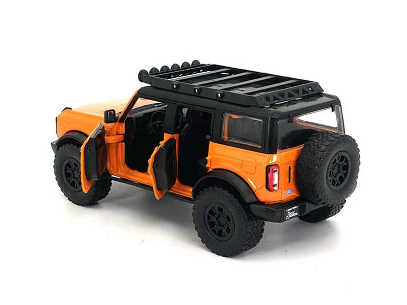 2021 Ford Bronco Off Road 4×4 Orange (Just Trucks) Diecast 1:24 Scale Model - Jada 34289 - Image 2