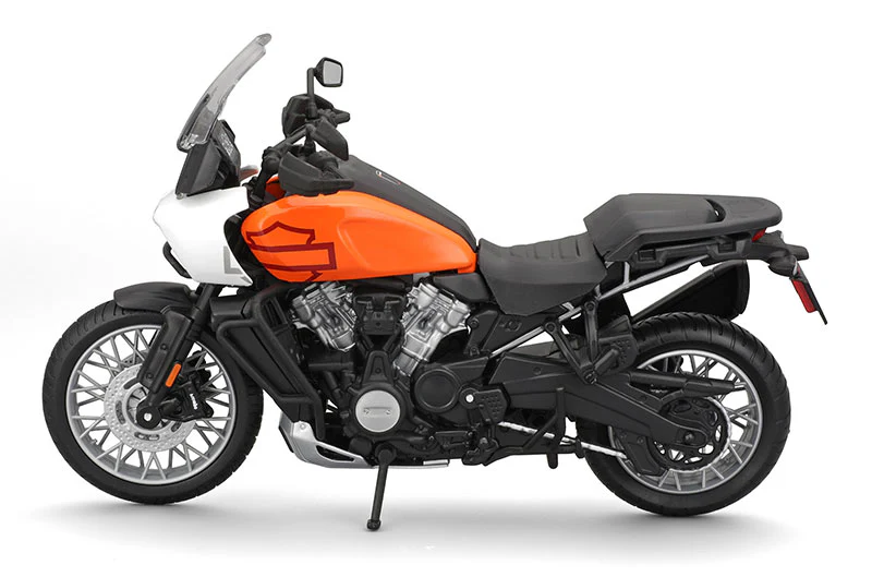 2021 Harley-Davidson Pan America 1250 – Orange (H-D Custom) Diecast 1:12 Scale Model - Maisto 32338 - Image 2