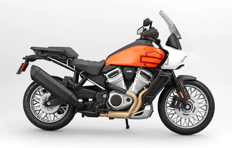 2021 Harley-Davidson Pan America 1250 – Orange (H-D Custom) Diecast 1:12 Scale Model - Maisto 32338 - Image 3