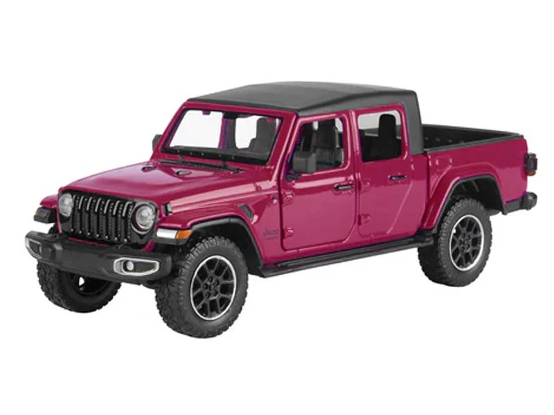 2021 Jeep Gladiator Overland Soft Top – Tuscadero Diecast 1:27 Scale Model - Motormax 79366PUR