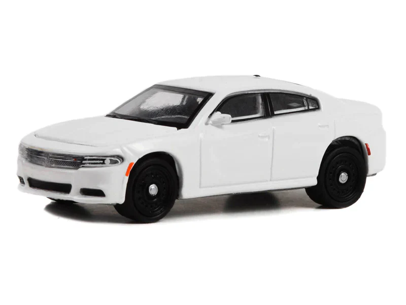 2022 Dodge Charger Pursuit White - Hot Pursuit Diecast 1:64 Scale Model - Greenlight 43002