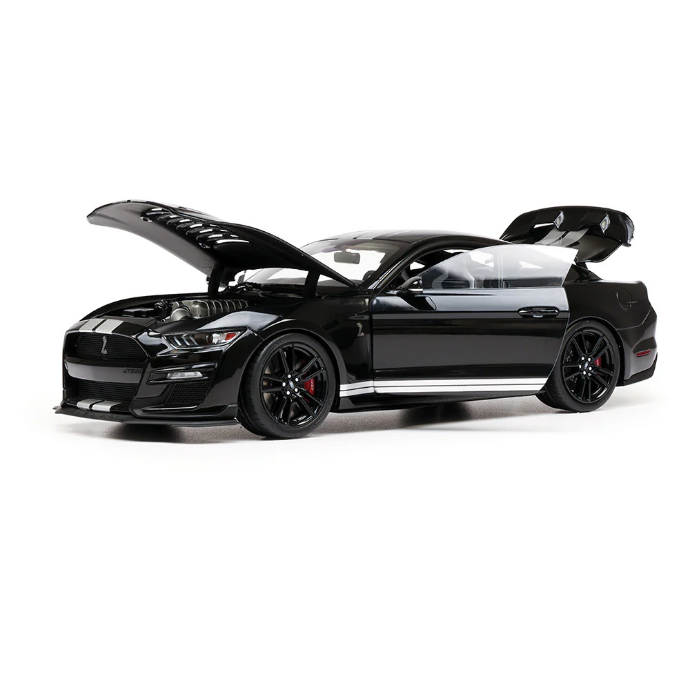 2022 Ford Mustang Shelby GT500 - Shadow Black Diecast 1:18 Scale Model - IXO America U18RDC002-FO - Image 4