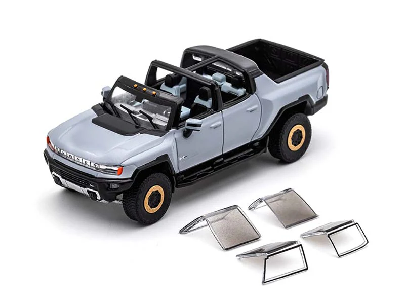2022 GMC Hummer EV Pickup (LHD) – Grey Diecast 1:64 Scale Model - GCD KS-038-218