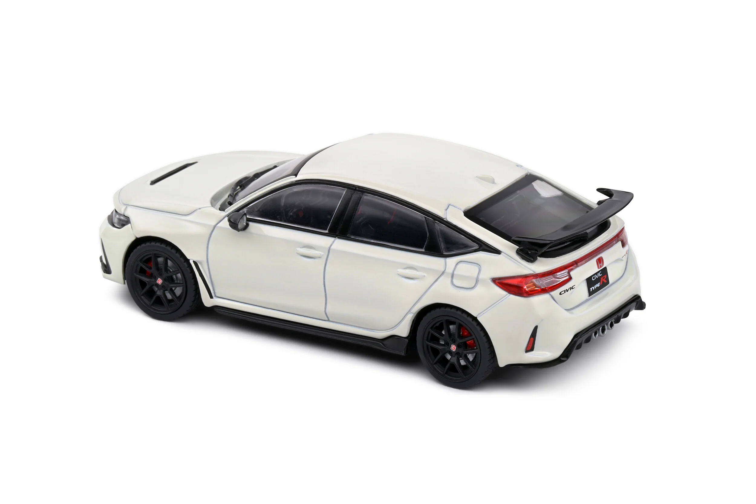 2022 Honda Civic Type R - Championship White Diecast 1:43 Scale Model - Solido S4314302 - Image 3