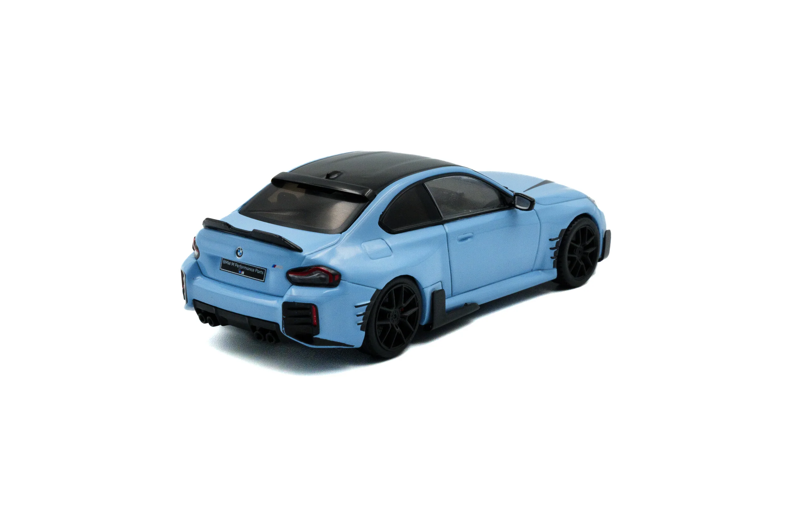 2023 BMW M2 M Performance Zandvoort Blue w/ Black Top Diecast 1:43 Scale Model - Solido S4314601 - Image 3