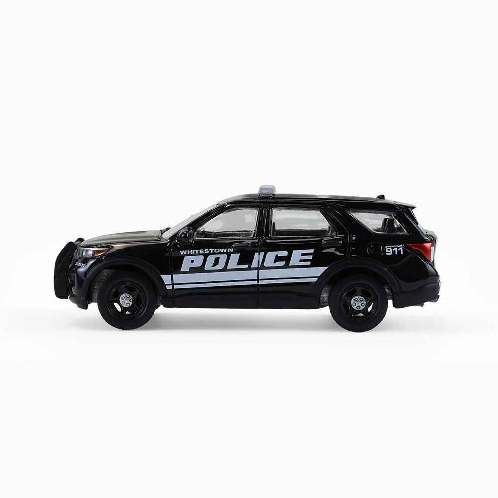2023 Ford Police Interceptor Utility – Whitestown Police Dept., Whitestown, IN (Hot Pursuit Series 47) Diecast 1:64 Scale Model - Greenlight 43050D - Image 2